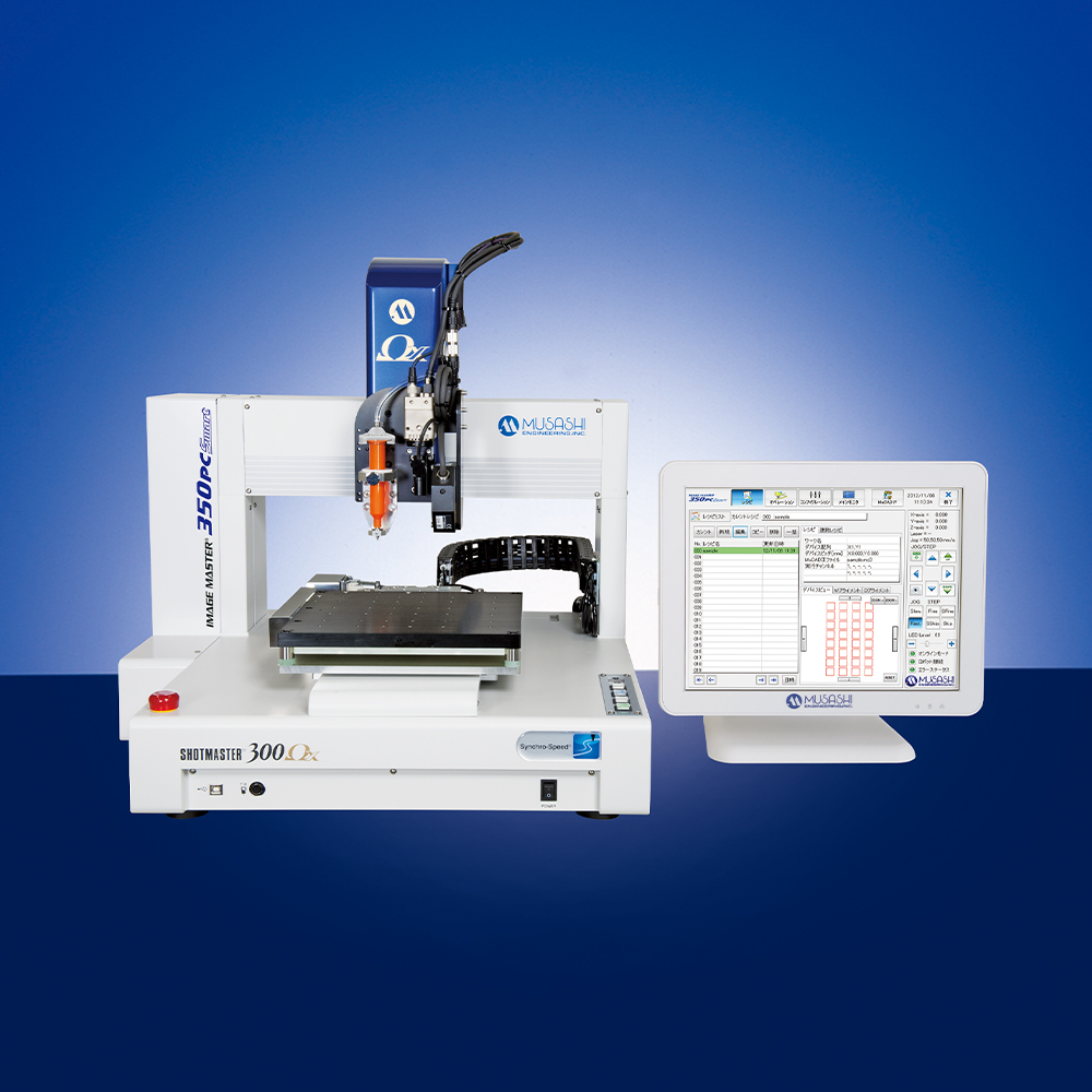 【MUSASHI】350PC Smart PC 控/制图像识别涂布系统化机器